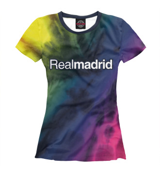 Женская Футболка Реал Мадрид - Tie-Dye