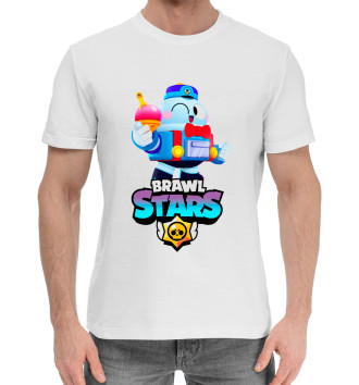 Мужская Хлопковая футболка BRAWL STARS / LOU.