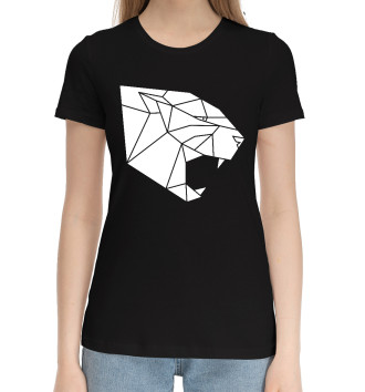 Женская Хлопковая футболка Triangle pantera