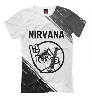 Мужская футболка Nirvana - Кот