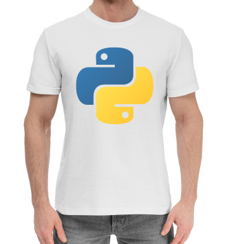 Мужская Хлопковая футболка Python