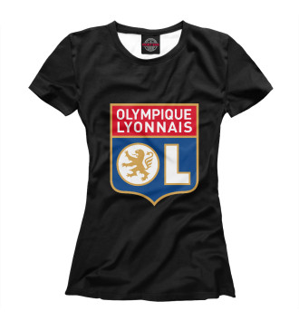 Женская Футболка Olympique lyonnais