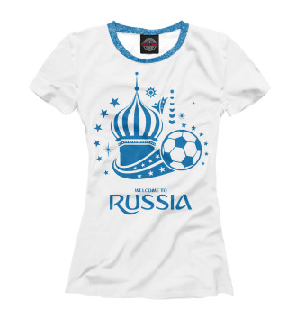Футболка для девочек Футбол России