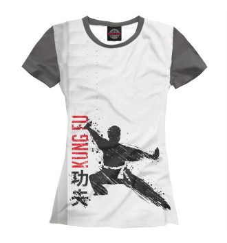Женская Футболка Kung Fu