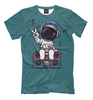 Мужская футболка Космический музыкант