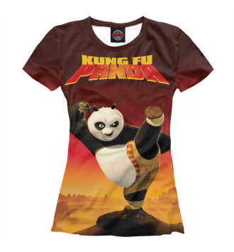 Женская Футболка Kung Fu Panda