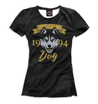 Женская футболка Год собаки — 1994