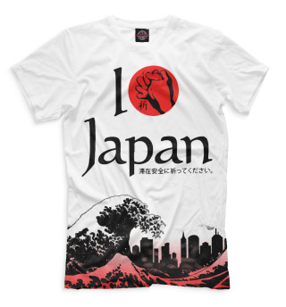 Мужская футболка Pray for Japan