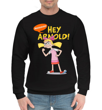 Мужской Хлопковый свитшот Hey, Arnold!