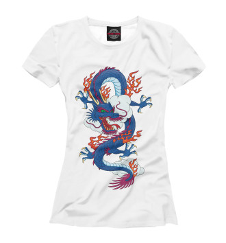 Женская Футболка Китайский дракон