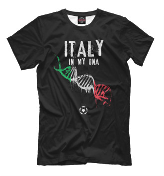 Мужская Футболка Италия в ДНК
