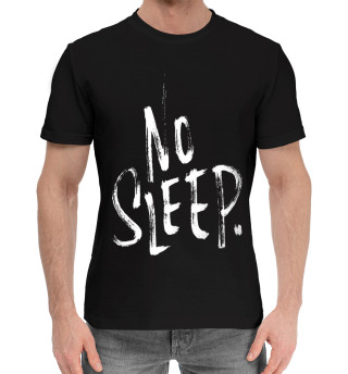 Мужская хлопковая футболка No Sleep