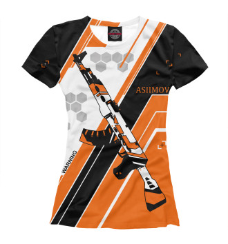 Женская Футболка CS:GO / Asiimov AK-47