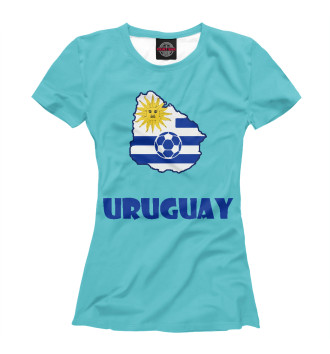 Футболка для девочек Уругвай