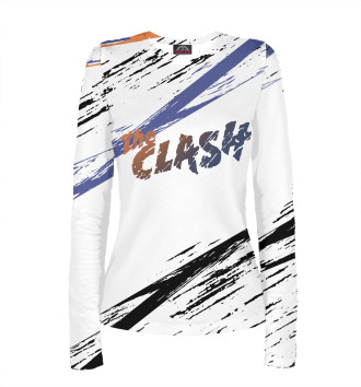 Женский Лонгслив The clash (color logo)