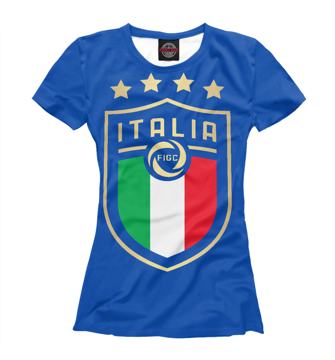 Женская Футболка Италия, артикул: FNS-512976-fut-1
