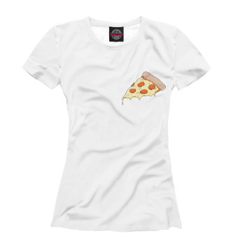 Женская Футболка Pizza