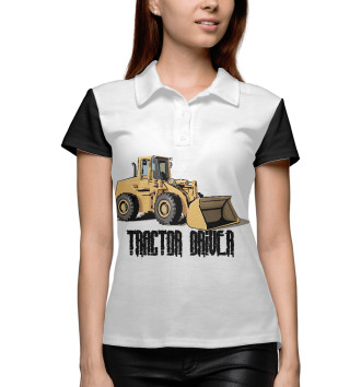 Женское Поло Tractor driver