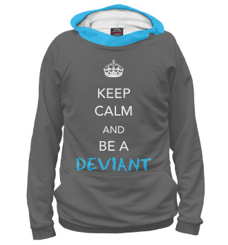 Женское Худи Keep calm and be a deviant