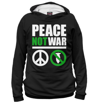 Худи для девочек Peace not war white