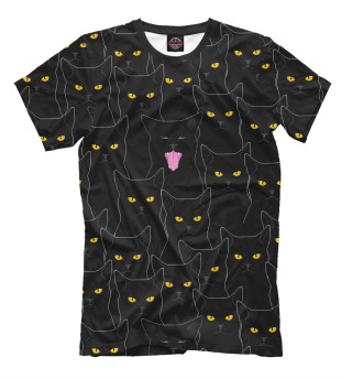Женская футболка Черные Коты