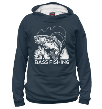 Женское Худи Bass Fishing