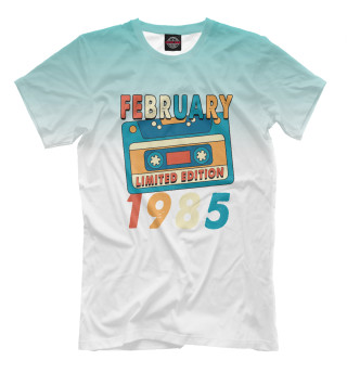 Женская футболка February 1985