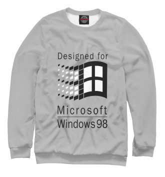 Женский Свитшот Microsoft Wiindows 98