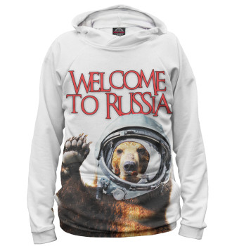 Худи для девочек Welcome to Russia