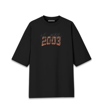 Мужская Хлопковая футболка оверсайз 2003