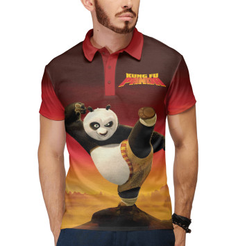 Мужское Поло Kung Fu Panda