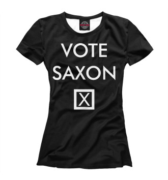 Футболка для девочек Vote Saxon