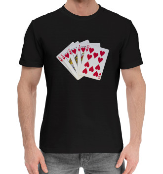 Мужская Хлопковая футболка Покер
