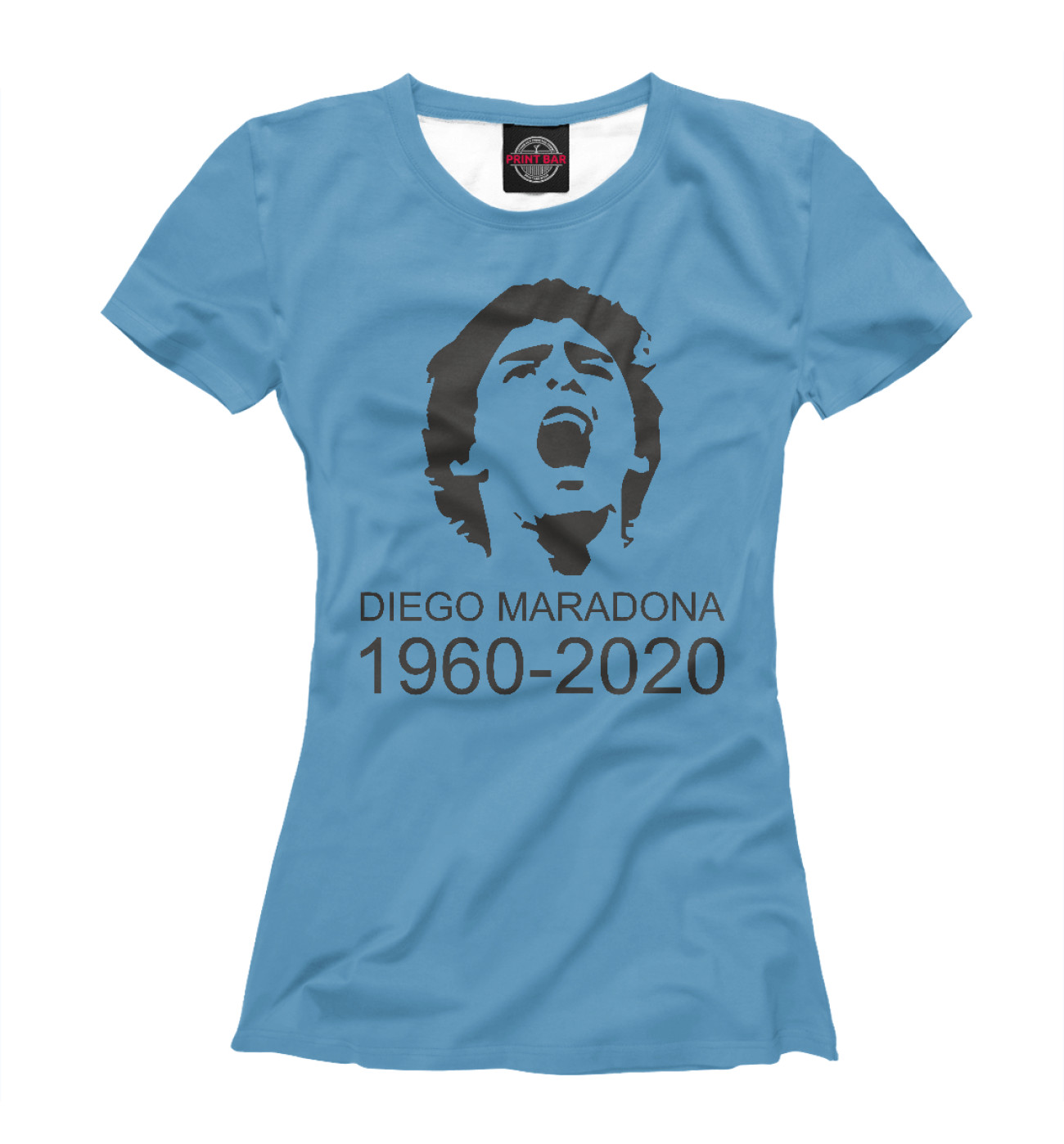 Женская Футболка Диего Марадона, артикул: FLT-355097-fut-1