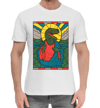 Мужская Хлопковая футболка Dino Jesus