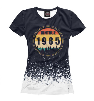 Женская футболка Born In 1985 Vintage