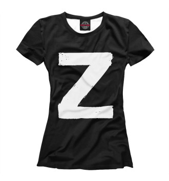Женская Футболка Zа мир - буква Z