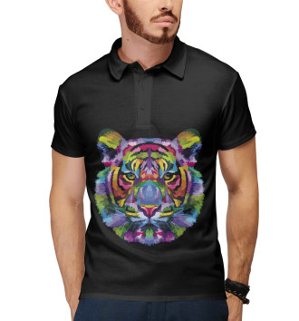 Мужское Поло Color tiger