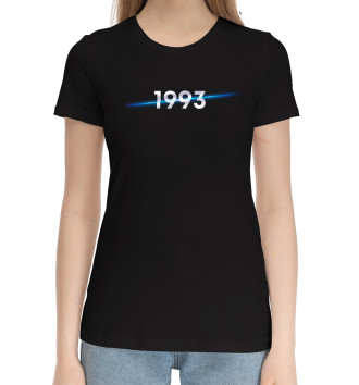 Женская Хлопковая футболка Год рождения 1993