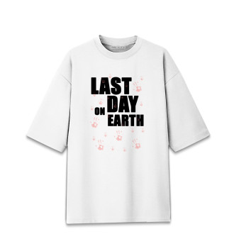 Женская Хлопковая футболка оверсайз Last Day on Earth