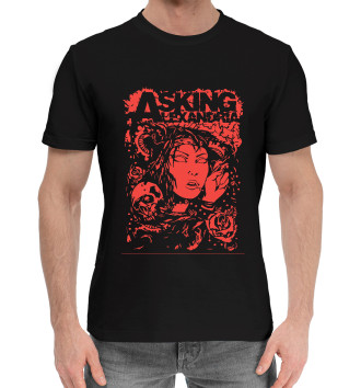 Мужская Хлопковая футболка Asking Alexandria
