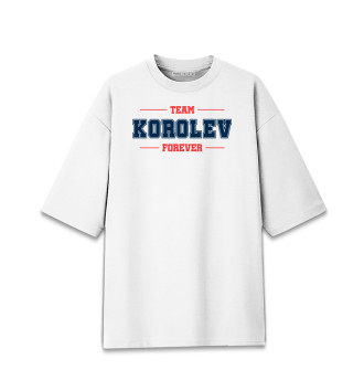Женская Хлопковая футболка оверсайз Team Korolev