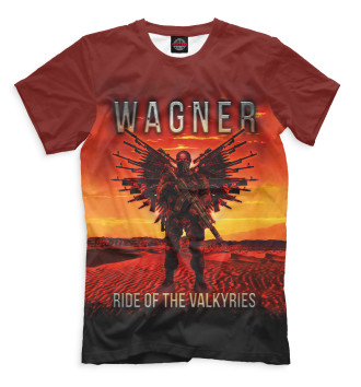Мужская Футболка Wagner ride of the valkyries