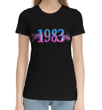 Женская Хлопковая футболка 1983