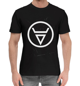 Мужская Хлопковая футболка Обереги - Символ Велеса