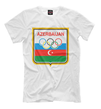 Мужская Футболка Azerbaijan Olimpic