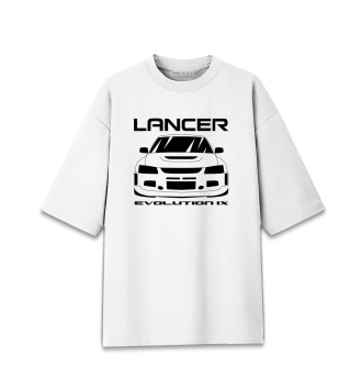 Женская Хлопковая футболка оверсайз lancer evolution IX