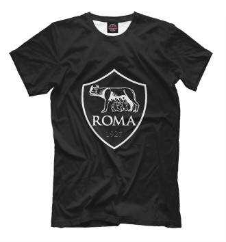 Мужская Футболка FC ROMA Black&White