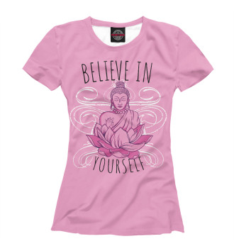 Футболка для девочек Believe in yourself