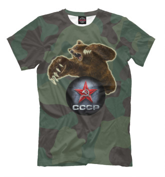 Мужская Футболка Медведь из СССР